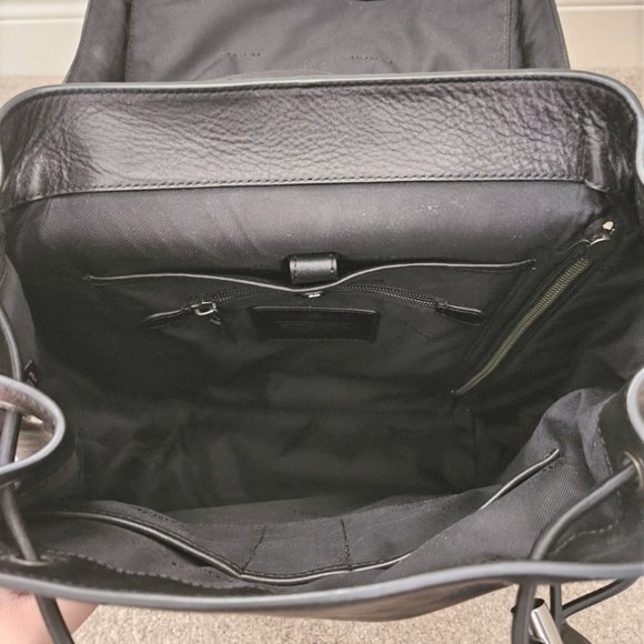 Coach Black Leather Backpack - Picture 8 of 16